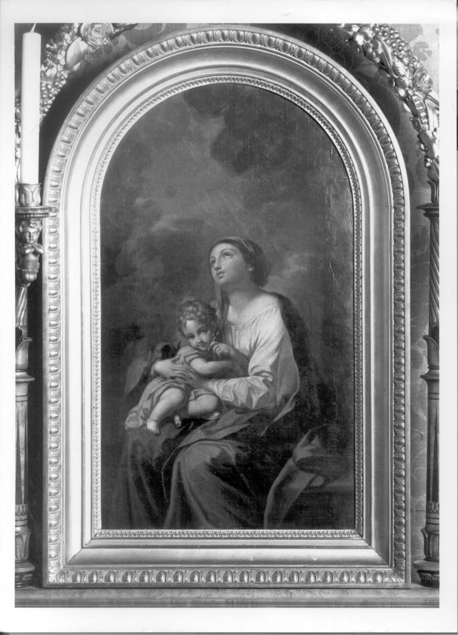 Madonna con Bambino (dipinto, opera isolata) di Palagi Pelagio (secondo quarto sec. XIX)