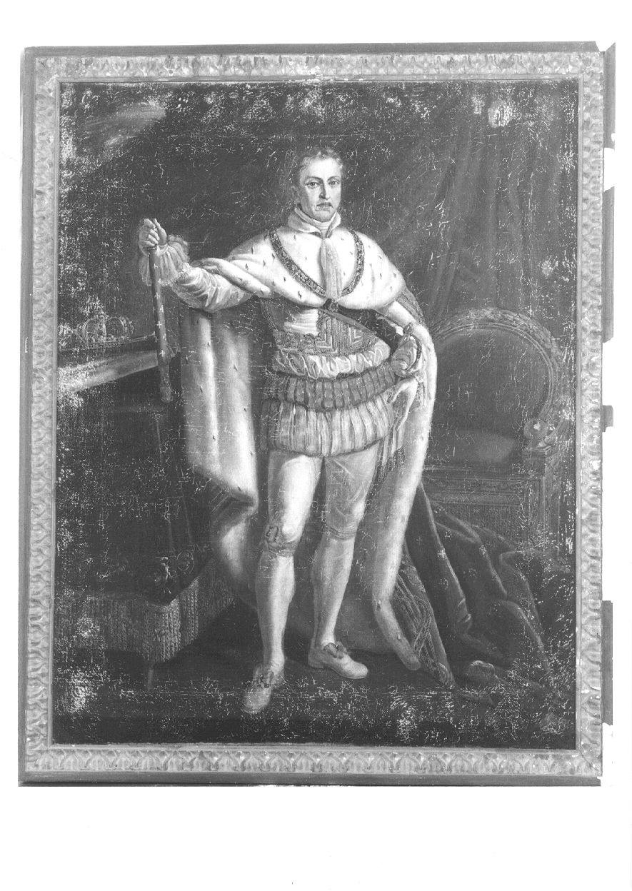 ritratto di Carlo Felice di Savoia (dipinto, opera isolata) - ambito piemontese (prima metà sec. XIX)