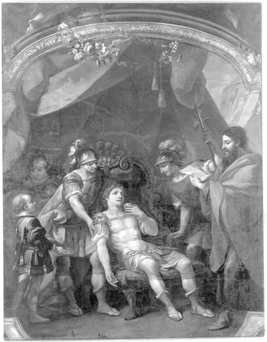 Alessandro Magno e il suo medico Filippo (dipinto) di Pécheux Benedetto (fine sec. XVIII)