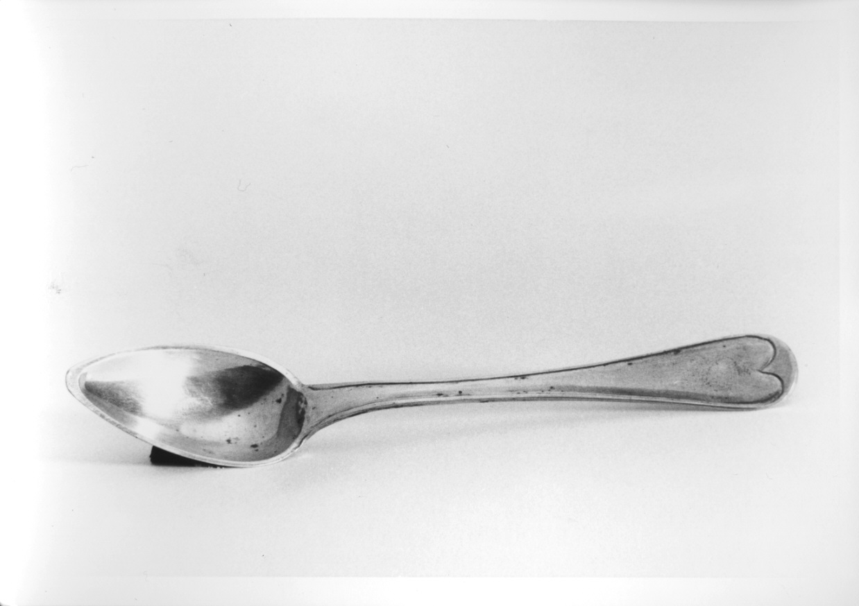 cucchiaino, opera isolata di Blan Carlo (prima metà sec. XIX)