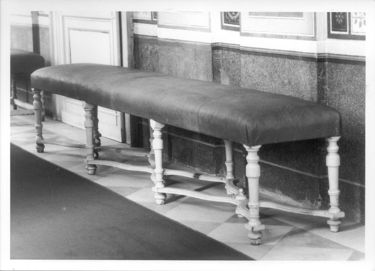 panca, opera isolata - ambito piemontese (fine/ inizio secc. XVII/ XVIII)