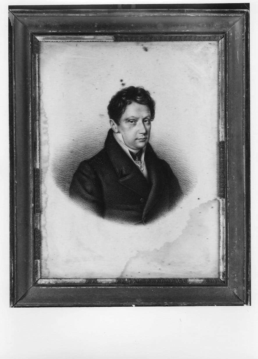 Ritratto di uno dei Marchesi Alfieri di Sostegno (stampa) - ambito piemontese (sec. XIX)