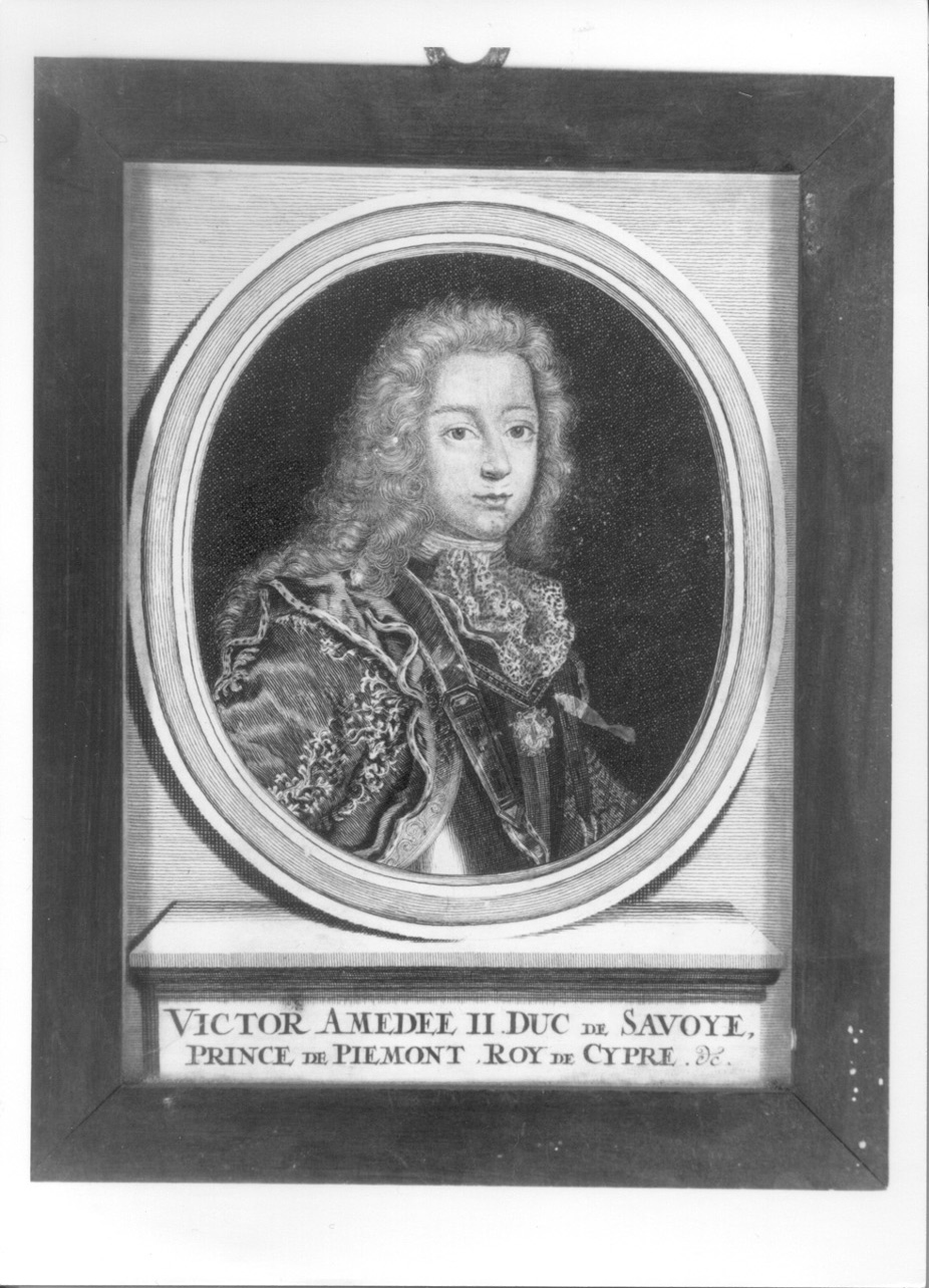 ritratto di Vittorio Amedeo II di Savoia fanciullo (stampa) - ambito piemontese (ultimo quarto sec. XVII)