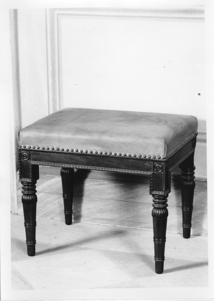 sgabello, serie - ambito piemontese (fine sec. XVIII)