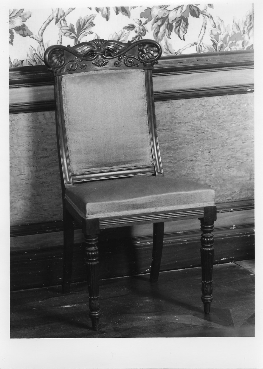 sedia, serie di Peters Tommaso Enrico, Palagi Pelagio (secondo quarto sec. XIX)