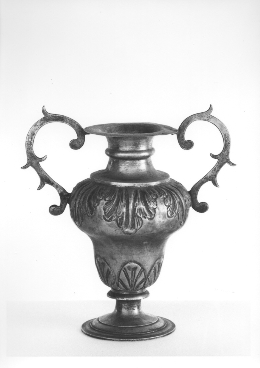 vaso d'altare per composizione floreale, serie - ambito piemontese (fine/ inizio secc. XVIII/ XIX)