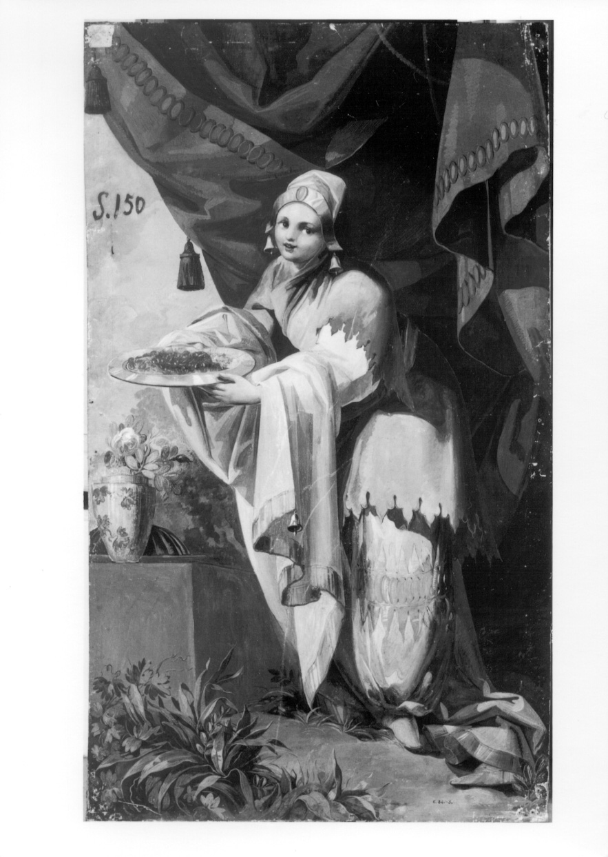 allegoria della primavera (sovrapporta, opera isolata) di Visca Giuseppe (maniera) (fine/ inizio secc. XVIII/ XIX)