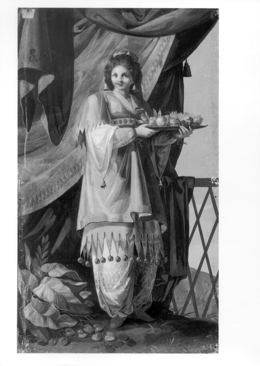 allegoria della estate (sovrapporta, opera isolata) di Visca Giuseppe (maniera) (fine/ inizio secc. XVIII/ XIX)