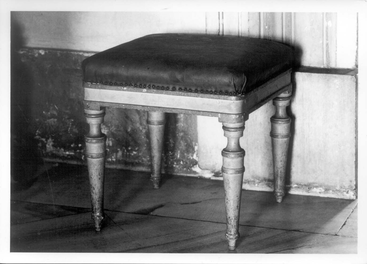 sgabello, serie - ambito piemontese (prima metà sec. XIX)