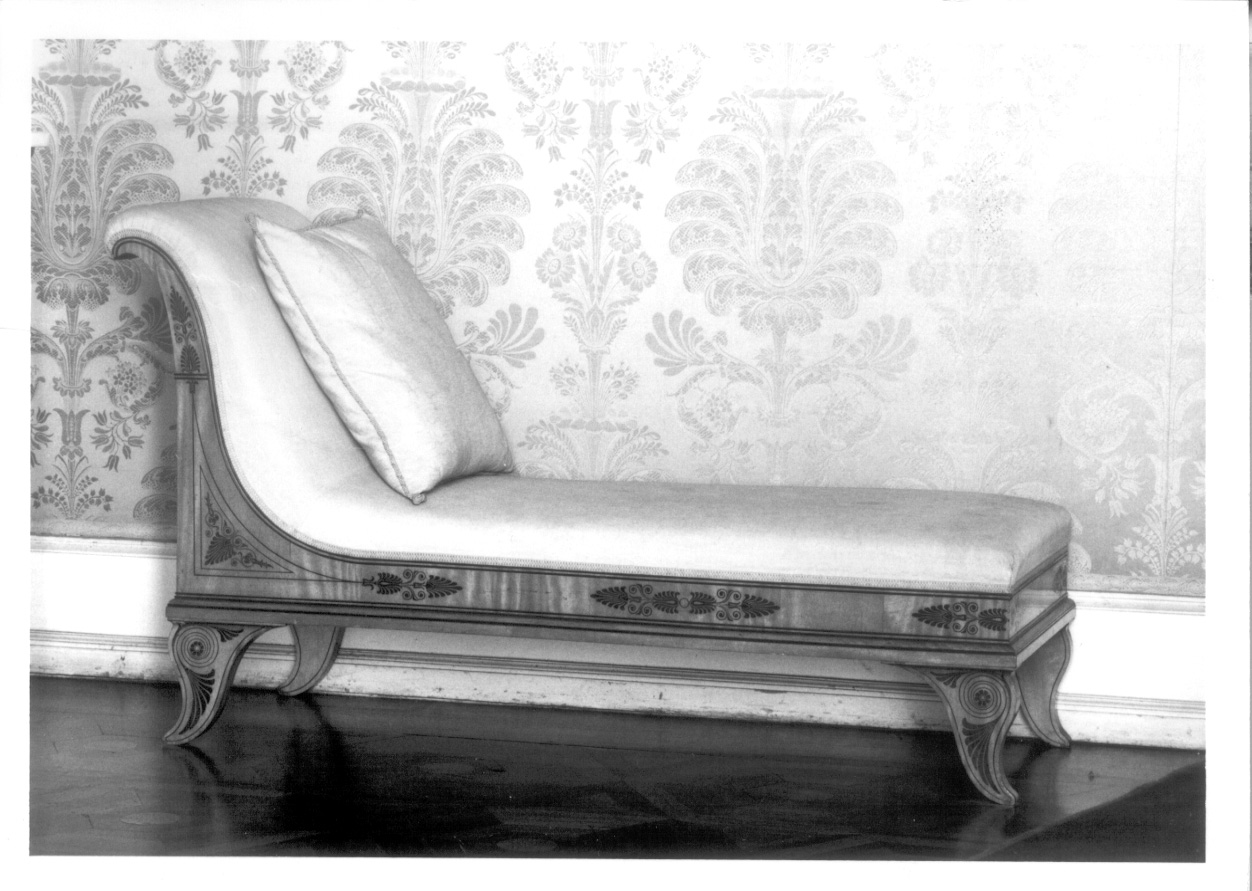 chaise-longue, opera isolata di Palagi Pelagio, Chiavassa Giovanni (secondo quarto sec. XIX)