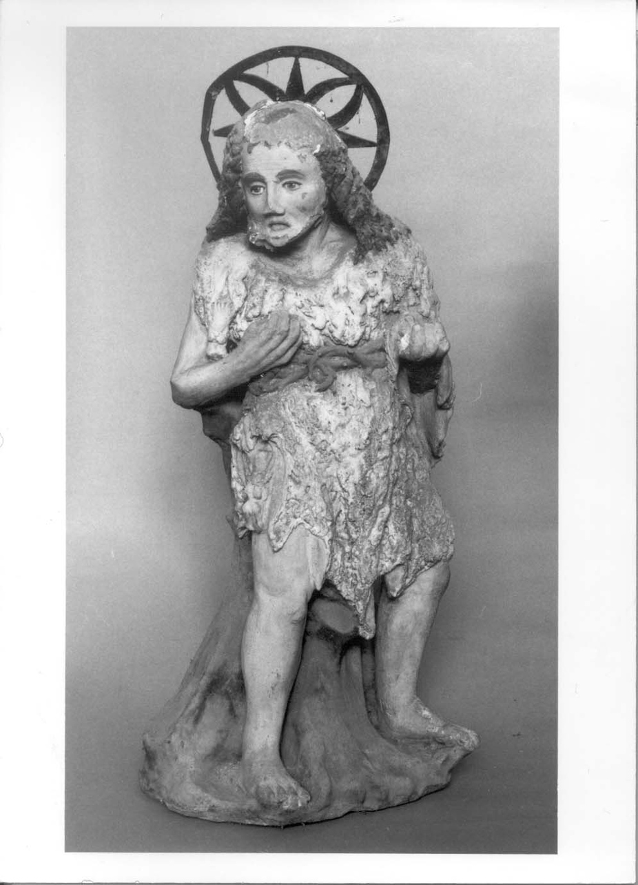 San Giovanni Battista (statua, opera isolata) - ambito piemontese (seconda metà sec. XIX)