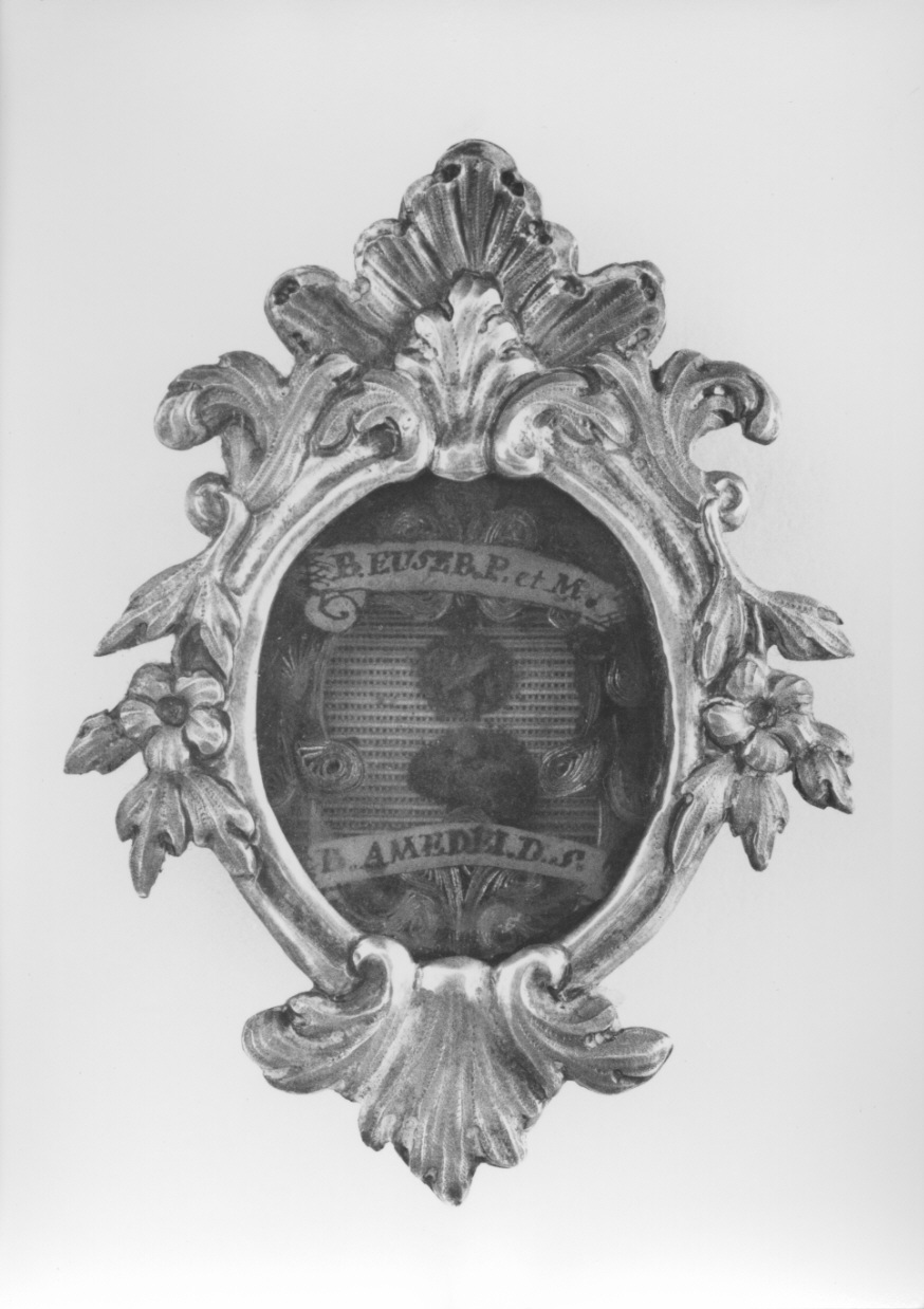 reliquiario a capsula - a medaglione, opera isolata - ambito piemontese (seconda metà sec. XVIII)