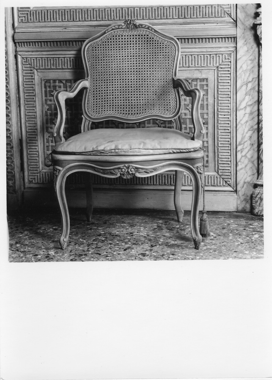 poltrona, serie - ambito piemontese (metà sec. XVIII)