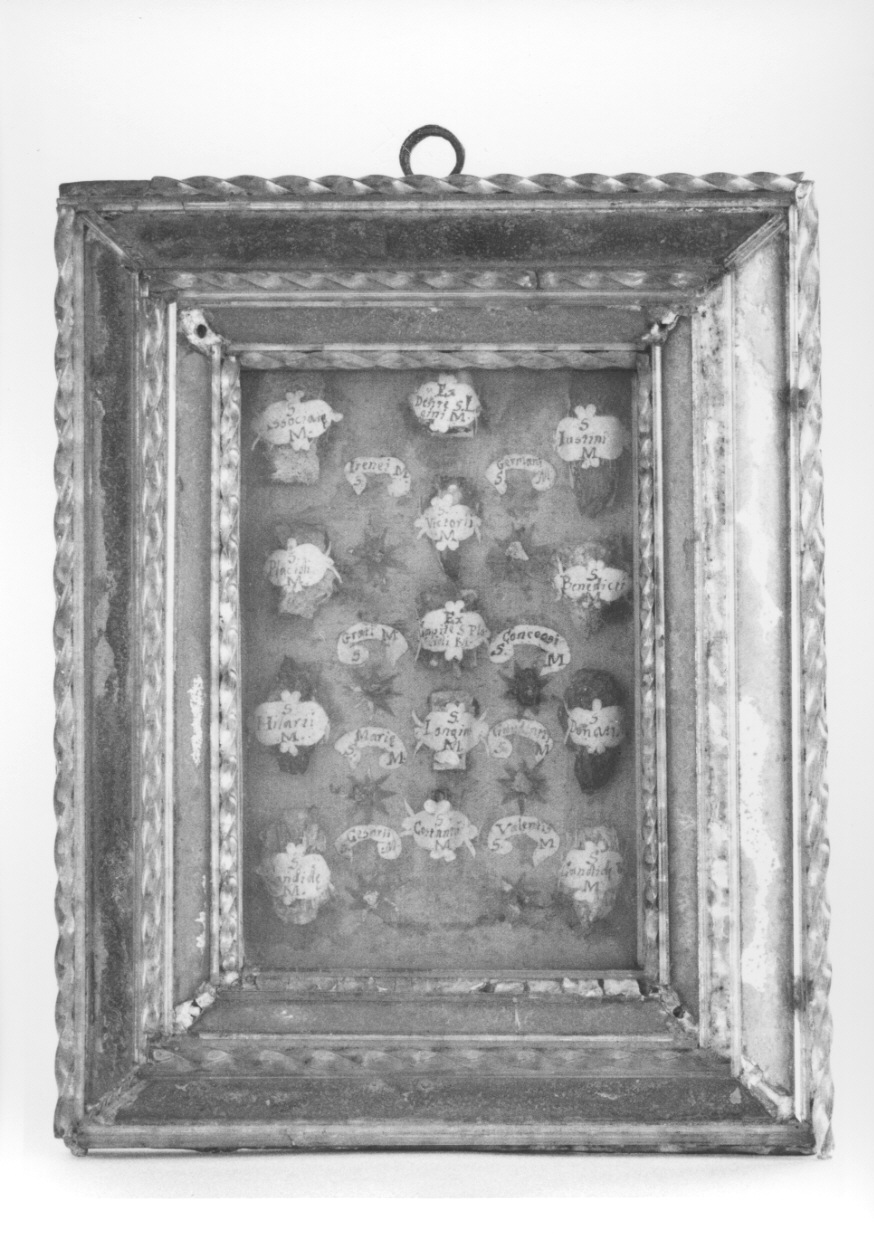 reliquiario - a tabella, opera isolata - ambito piemontese (prima metà sec. XIX)