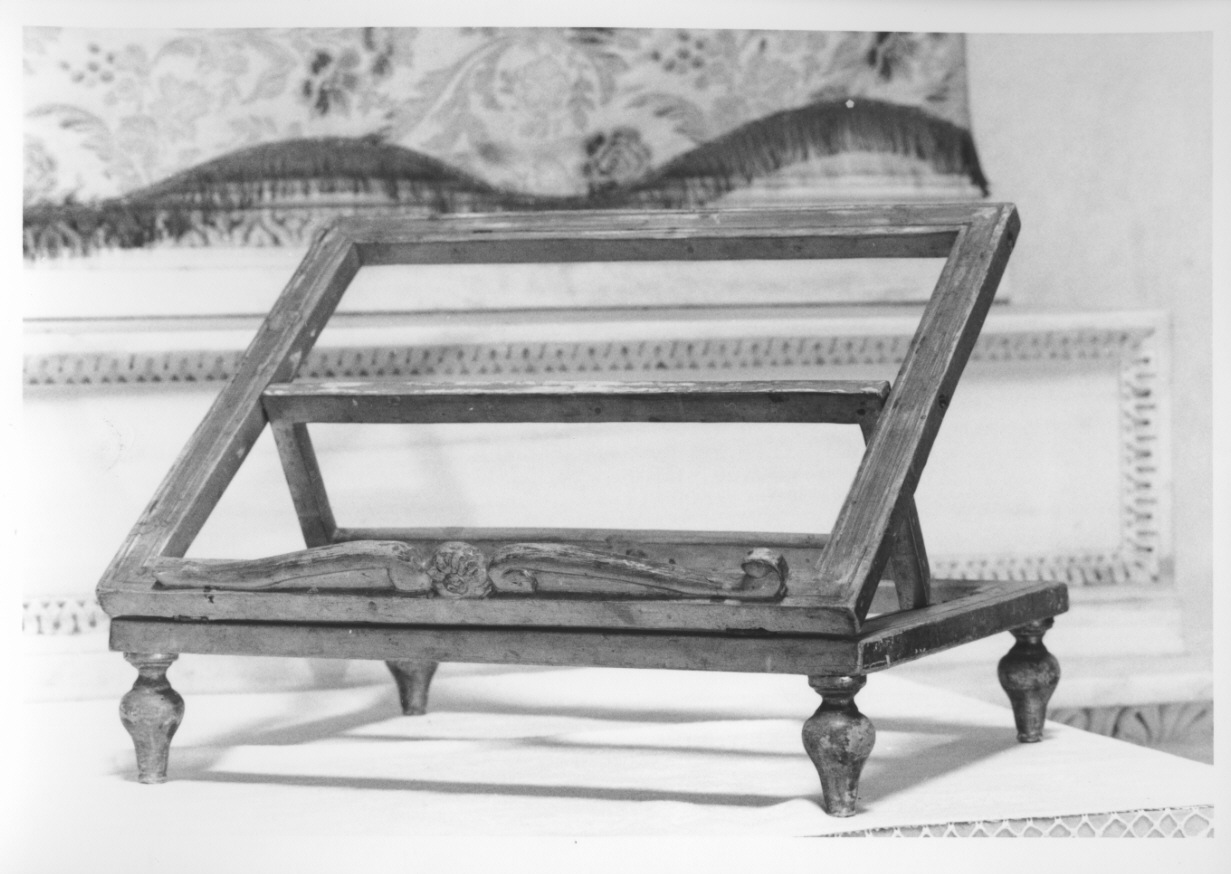 leggio d'altare, opera isolata - ambito piemontese (prima metà sec. XIX)