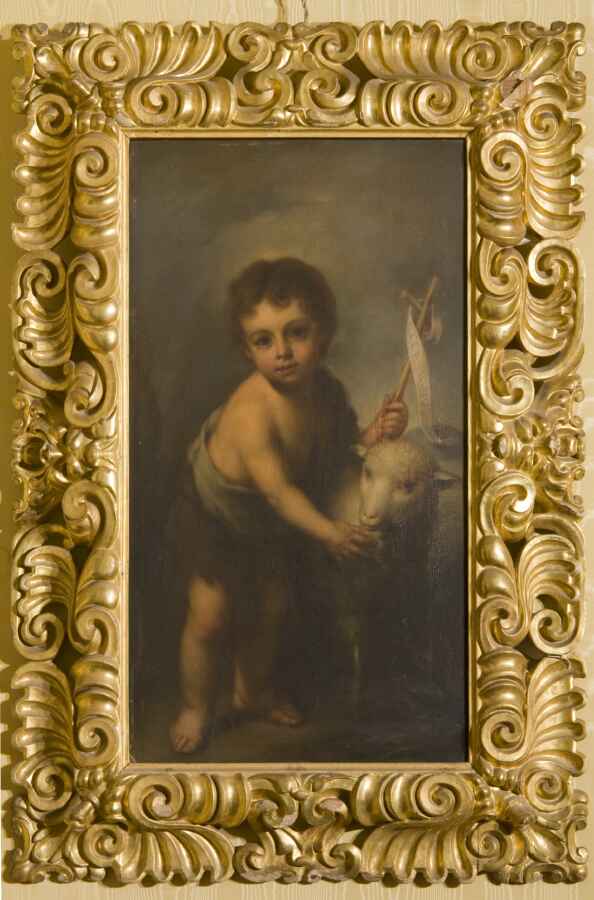 SAN GIOVANNINO (dipinto, opera isolata) - ambito spagnolo (sec. XIX)