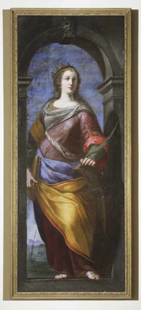 SANTA CATERINA D'ALESSANDRIA (dipinto, opera isolata) di Scaglia Girolamo (sec. XVII)