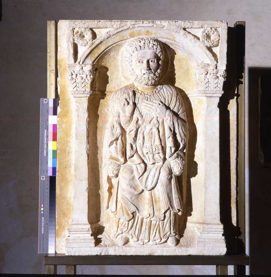 San Pietro (rilievo, frammento) di Biduino (maniera) (ultimo quarto sec. XII)