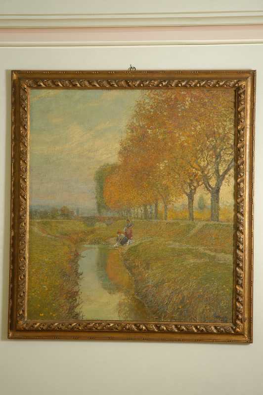 PAESAGGIO (dipinto) di Passigli Carlo (sec. XX)