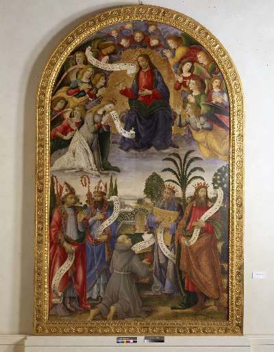 IMMACOLATA CONCEZIONE (dipinto) di Frediani Vincenzo di Antonio (sec. XVI)