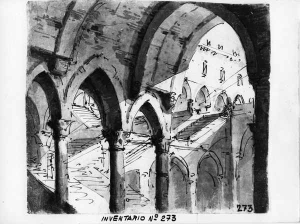 architettura (disegno) di Guidotti Eugenio (sec. XIX)