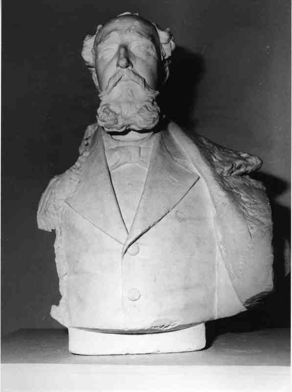 figura maschile (busto, opera isolata) di Passaglia Augusto (secc. XIX/ XX)