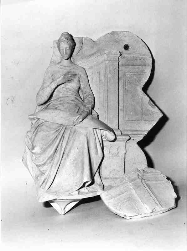 figura femminile (rilievo, opera isolata) di Passaglia Augusto (secc. XIX/ XX)