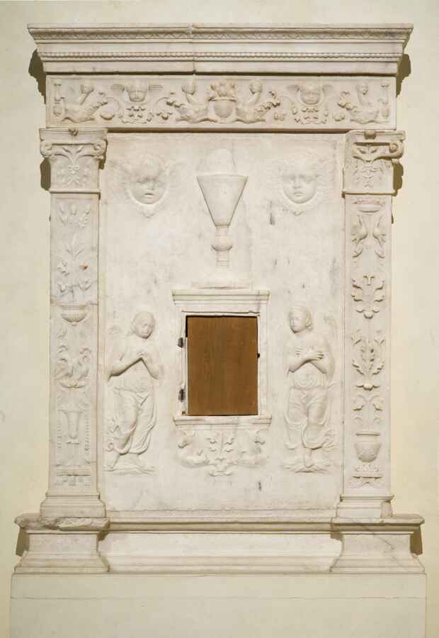 tabernacolo murale di Civitali Nicolao (bottega) (primo quarto sec. XVI)