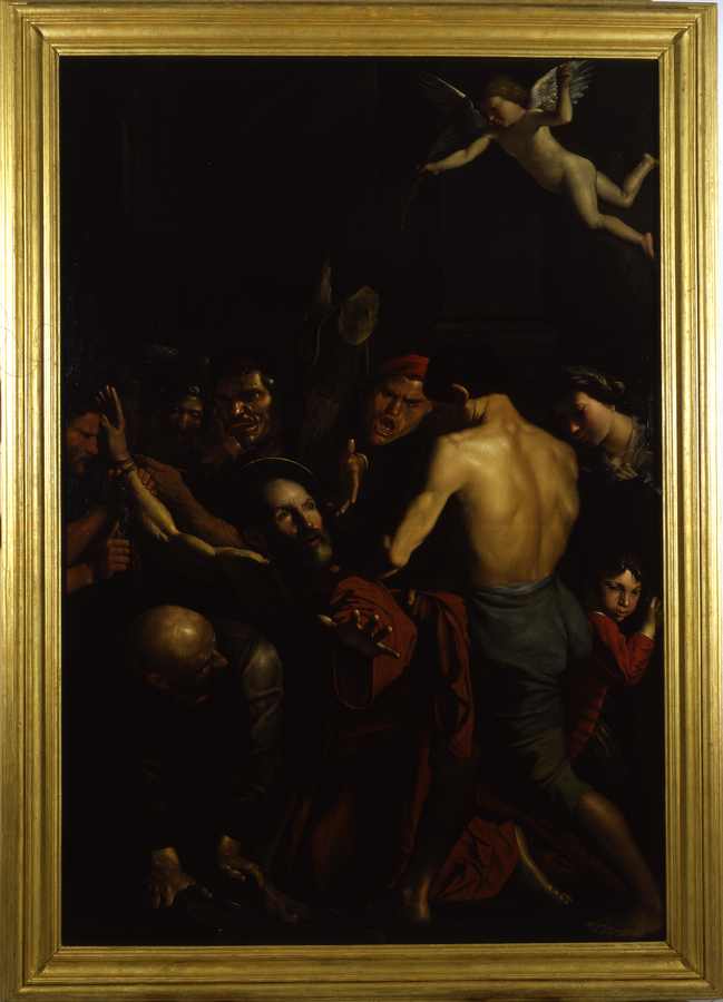 martirio di San Bartolomeo (dipinto, opera isolata) di Paolini Pietro (sec. XVII)