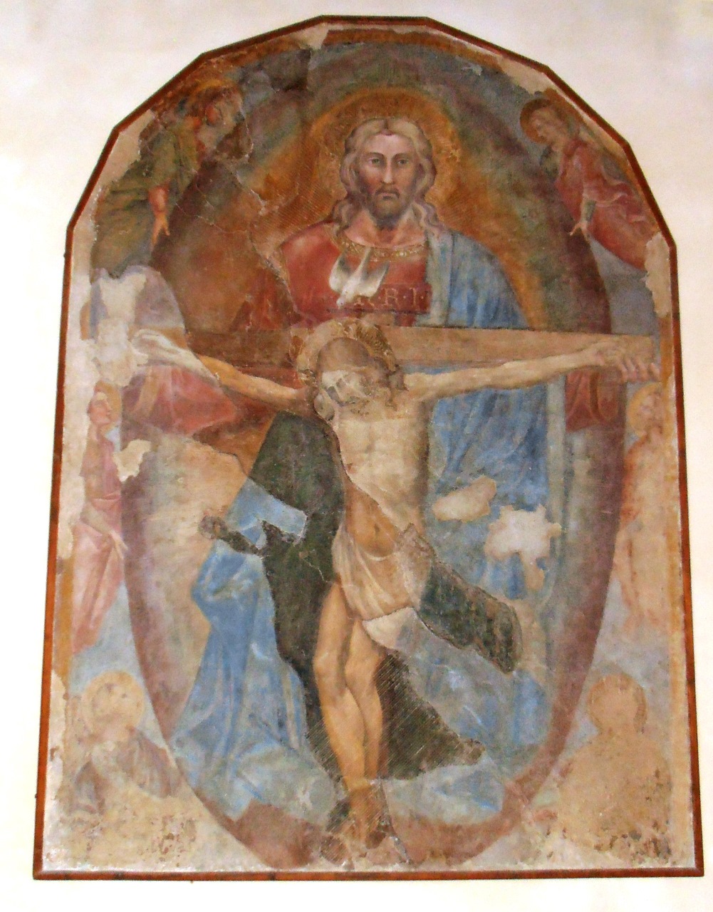 Trinità, Trinità (dipinto - affresco, opera isolata) di Spinello Aretino (inizio XV)