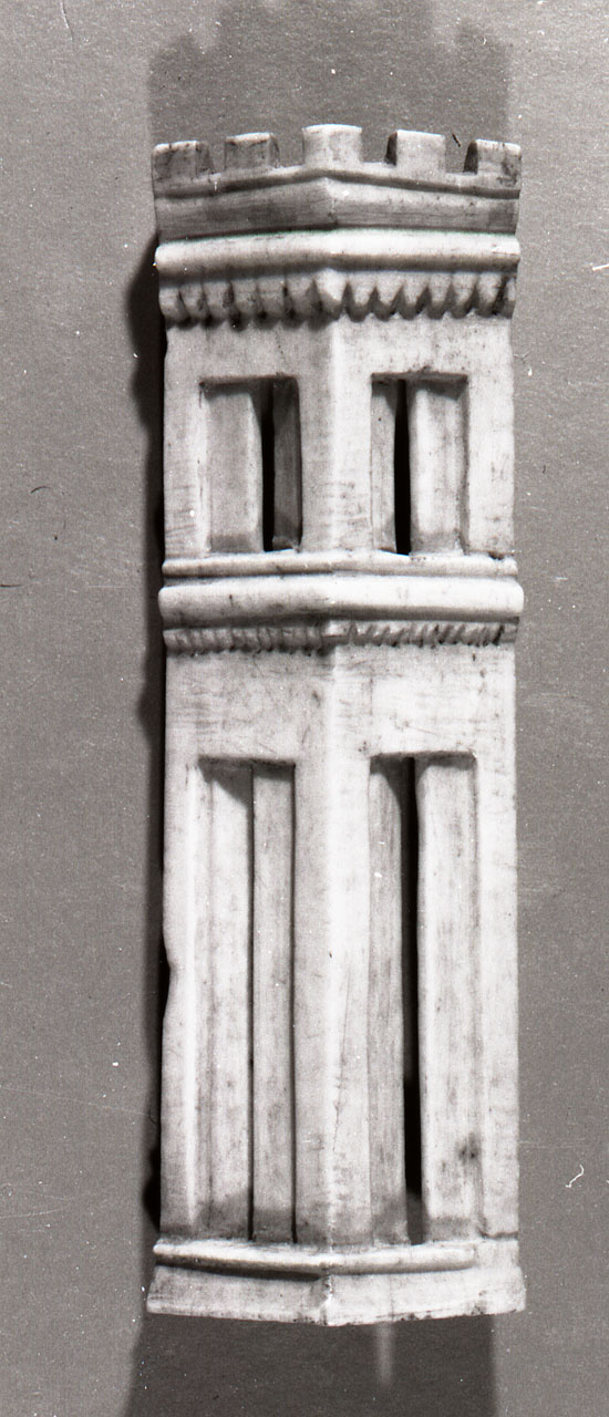 placchetta di cofanetto, elemento d'insieme - bottega degli Embriachi (fine/ inizio secc. XIV/ XV)