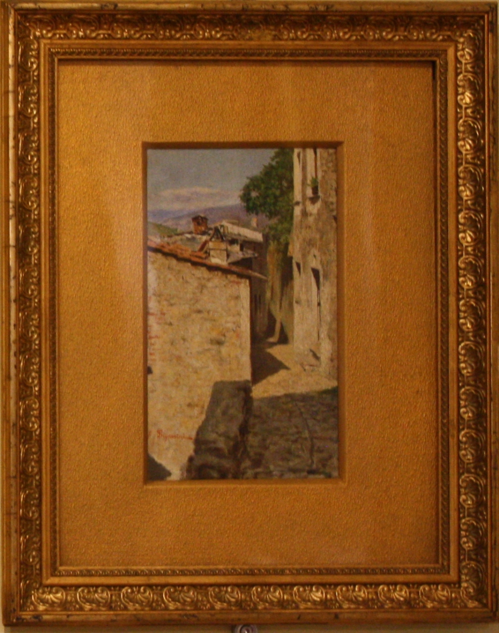 Arcola di Lunigiana, Arcola di Lunigiana (dipinto, opera isolata) di Signorini Telemaco (attribuito) (ultimo quarto sec. XIX)