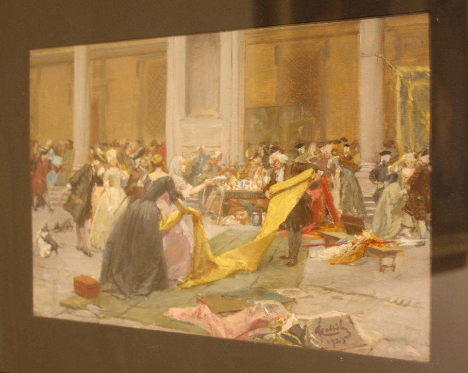 Mercato, Mercato (dipinto) di Cassioli Giuseppe (primo quarto sec. XX)