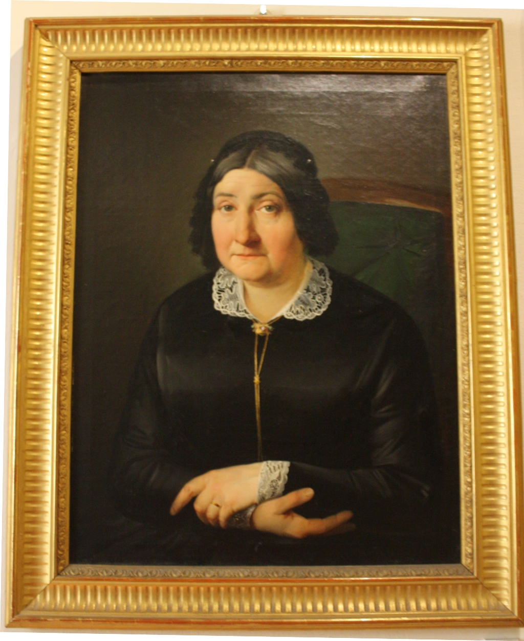 Ritratto di donna, Ritratto di donna (dipinto) di Baud (metà sec. XIX)
