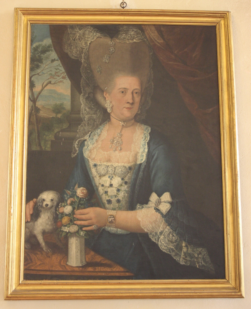 Ritratto di Lucilla Albergotti, Ritratto di Lucilla Albergotti (dipinto) di Cimica Giovanni (sec. XVIII)