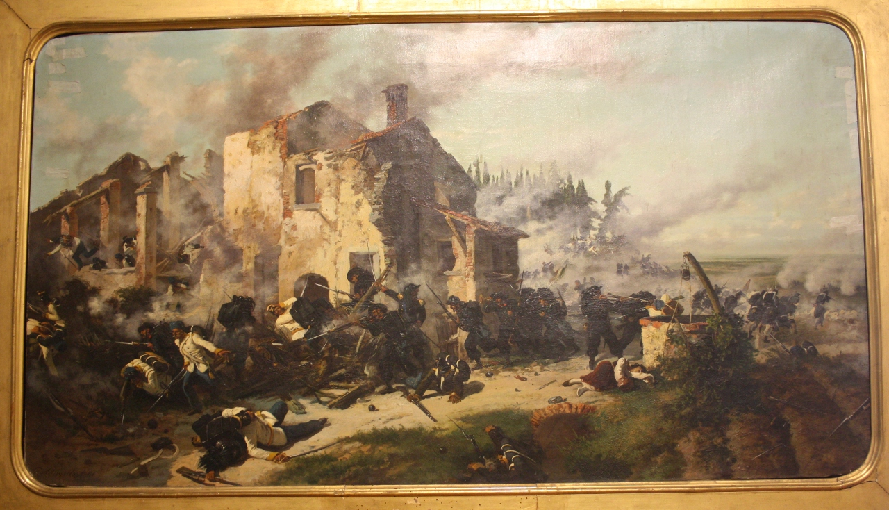 Episodio della battaglia di San Martino, Episodio della battaglia di San Martino (dipinto) di Ademollo Carlo (sec. XIX)