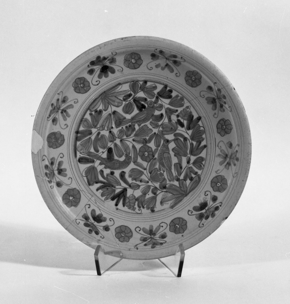 alzata - bottega derutese (sec. XVII)