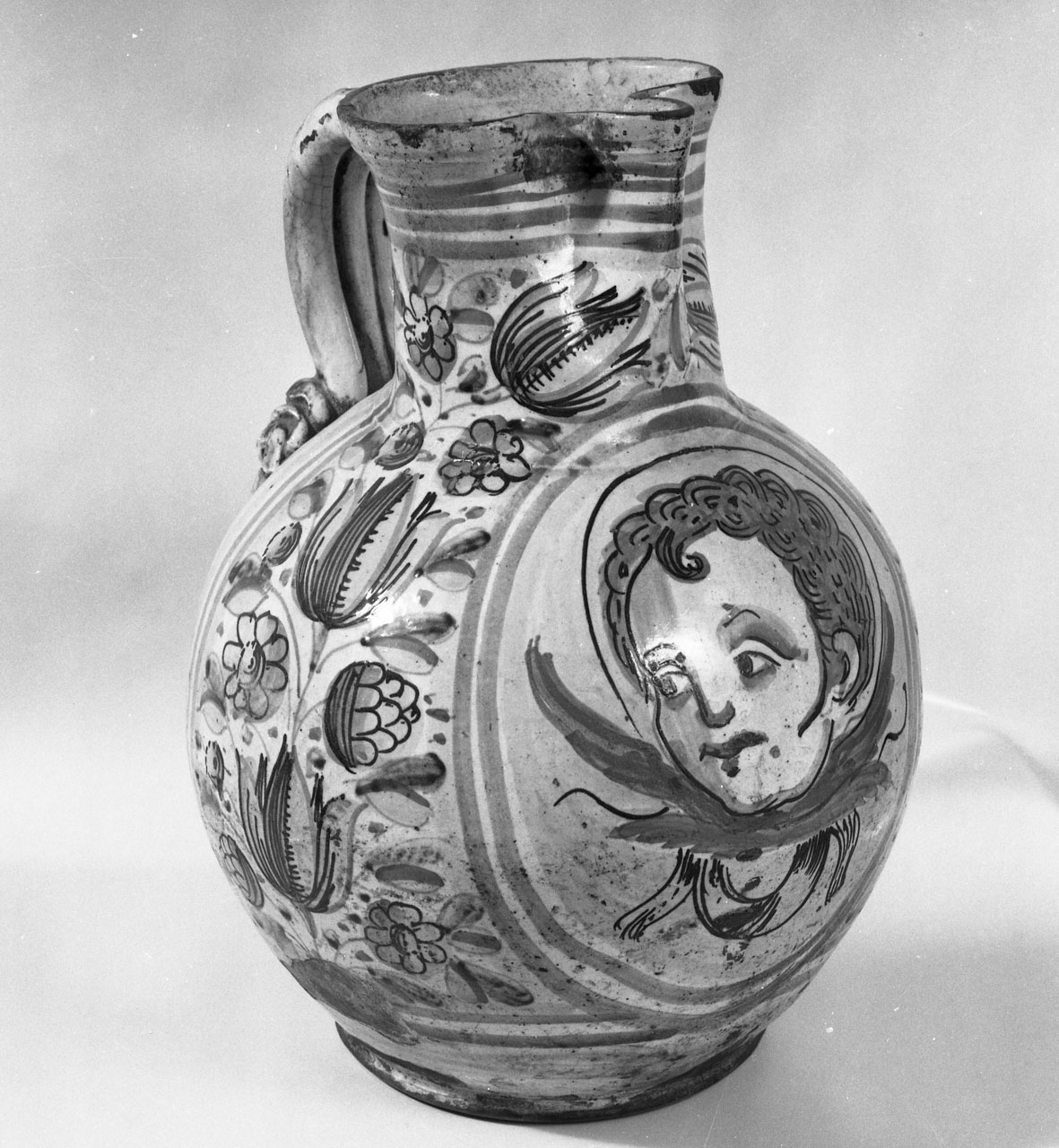 boccale - bottega viterbese (sec. XVI)