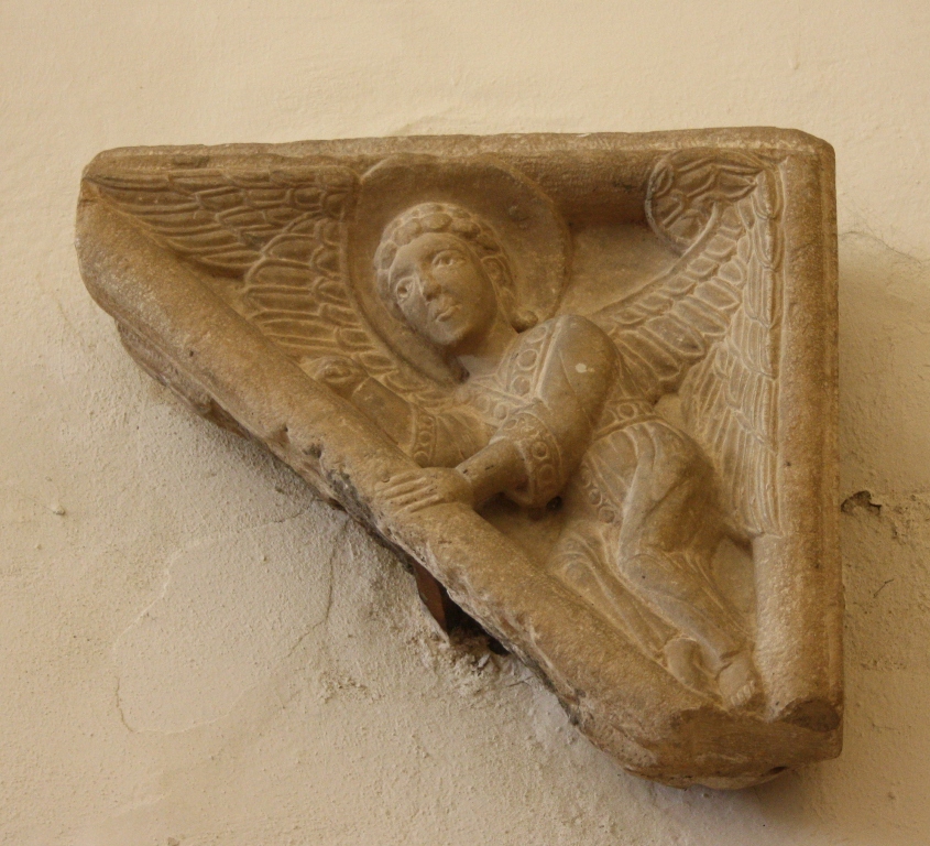 bassorilievo con angelo (rilievo) di Maestro Marchionne (attribuito) (prima metà sec. XIII)