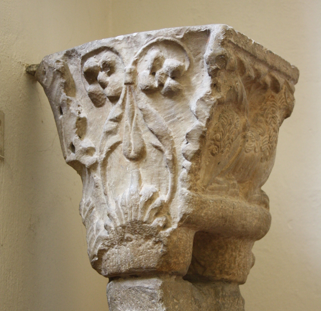 capitello di colonna - bottega Italia centrale (inizio sec. XIII)