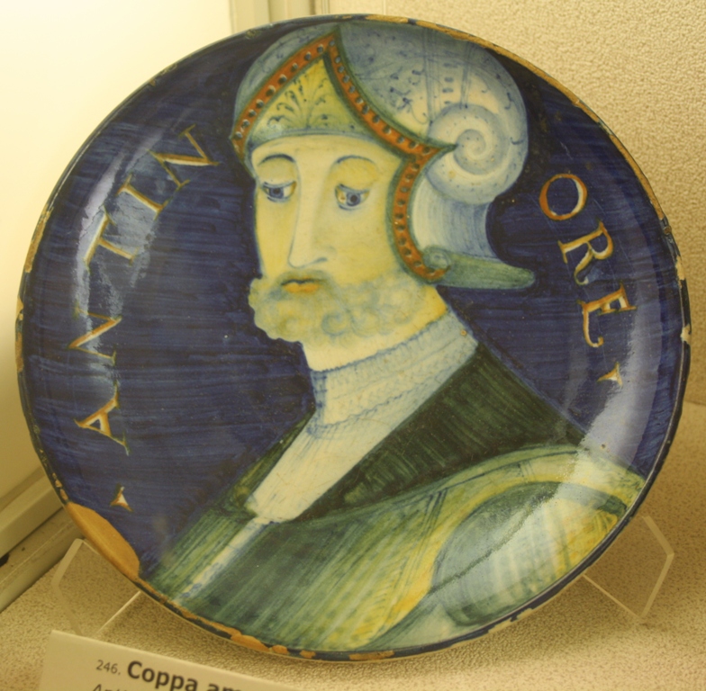 coppa amatoria - bottega di Casteldurante (prima metà sec. XVI)