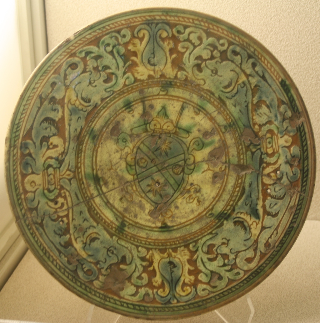 piatto - bottega urbinate (sec. XVI)