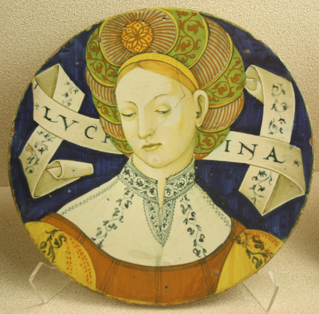 coppa amatoria di Pellipario Nicolò detto Nicola da Urbino (sec. XVI)