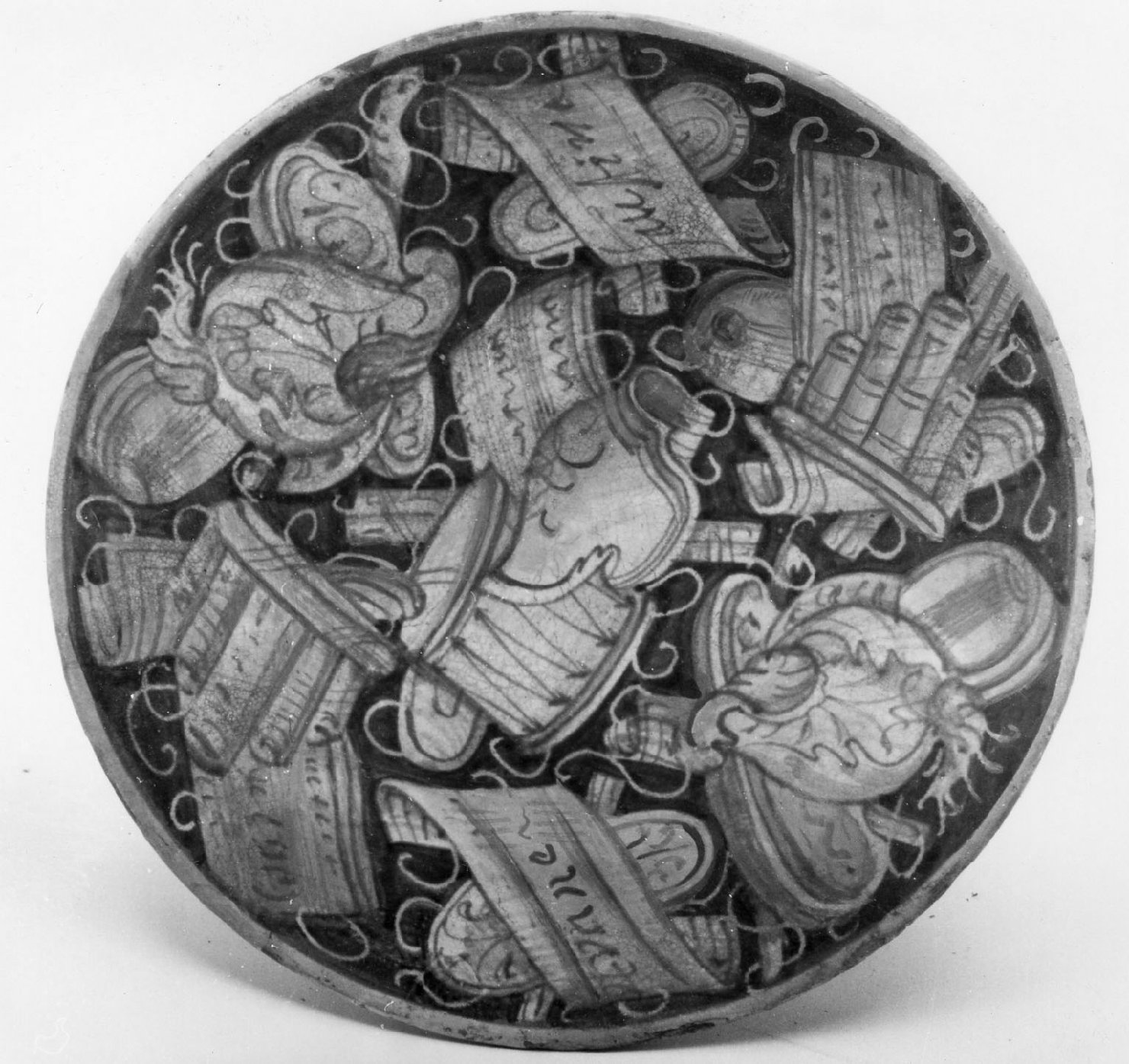 piatto da parata, opera isolata - bottega di Casteldurante (terzo quarto sec. XVI)