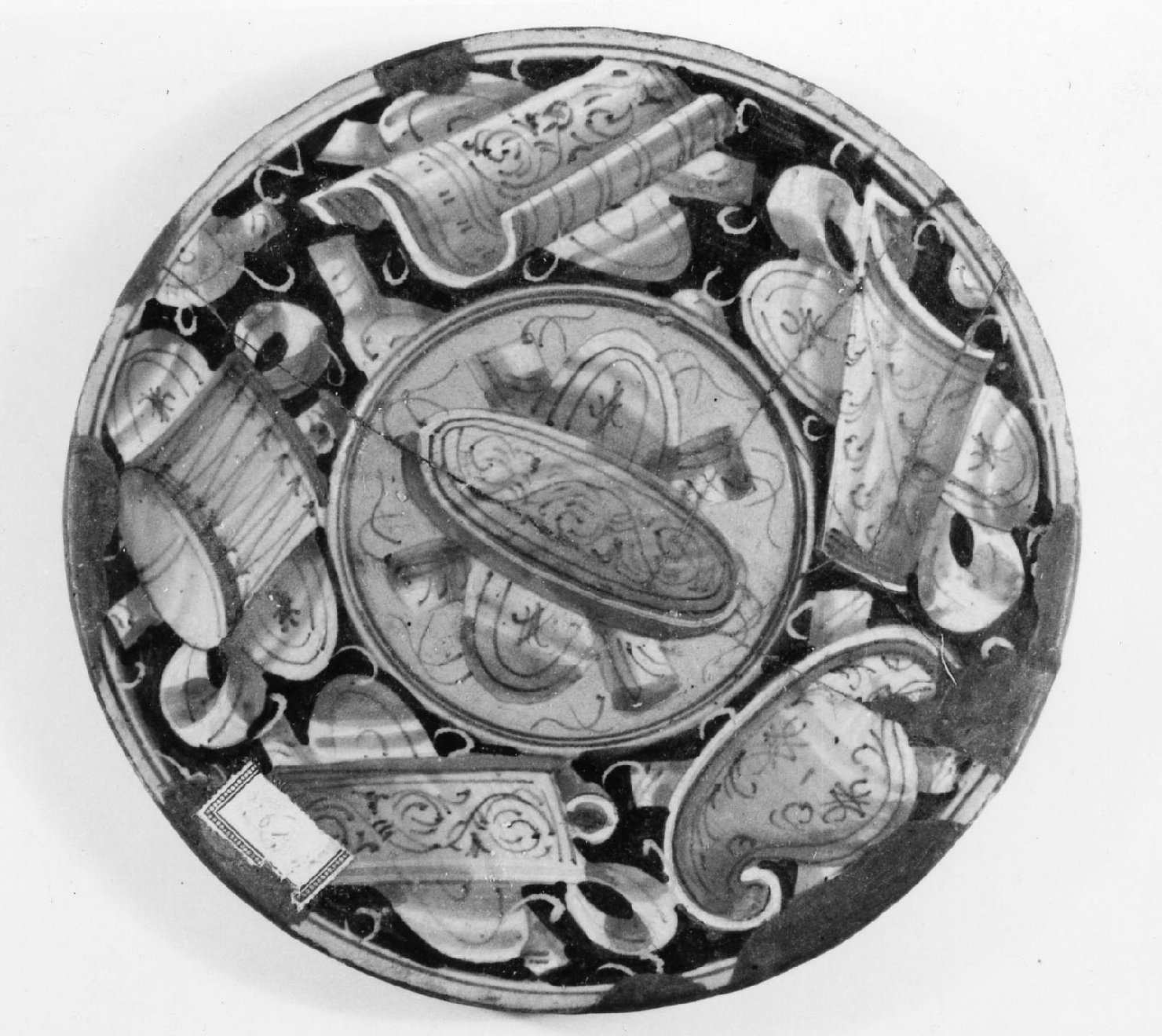 piatto da parata, opera isolata - bottega di Casteldurante (terzo quarto sec. XVI)