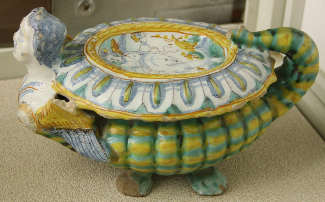 saliera - bottega derutese (sec. XVII)