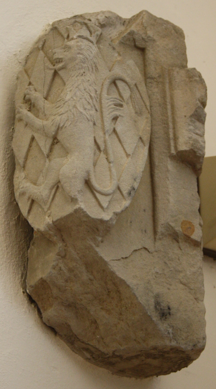 stemma gentilizio (scultura) - bottega aretina (fine/ inizio secc. XV/ XVI)