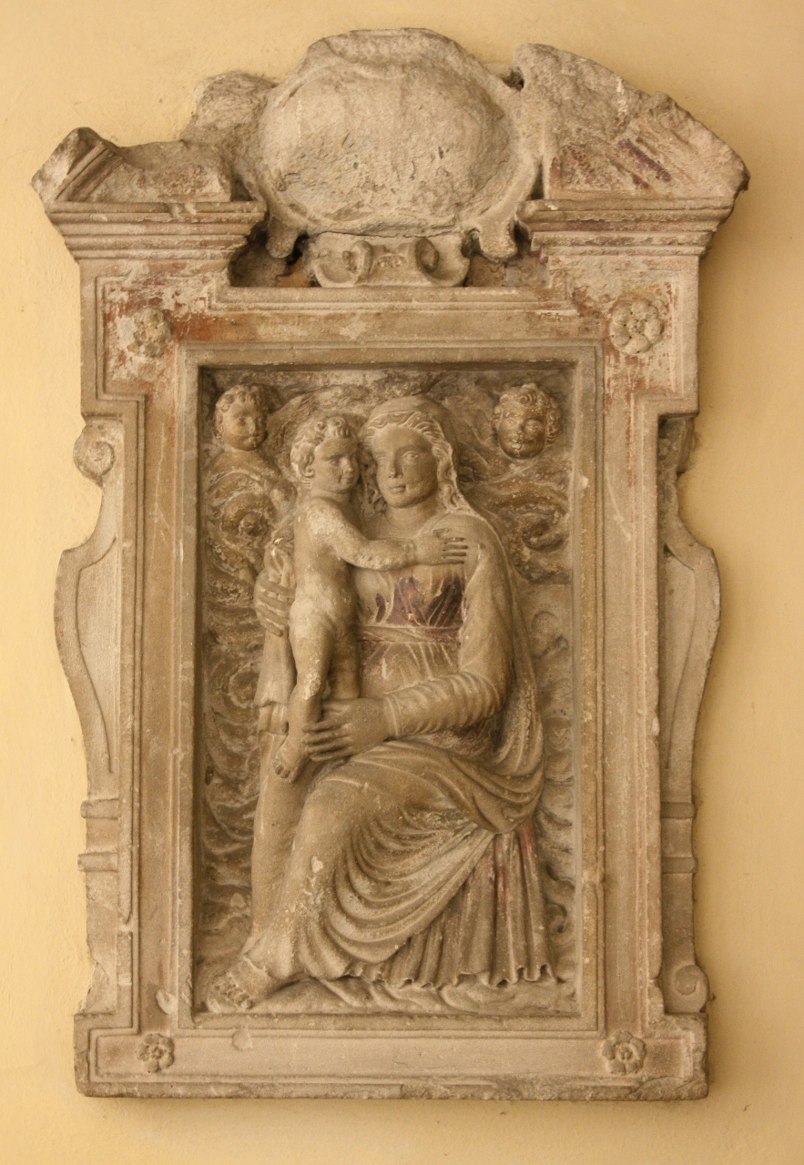 Madonna con Bambino (scultura) - bottega aretina (sec. XVI)