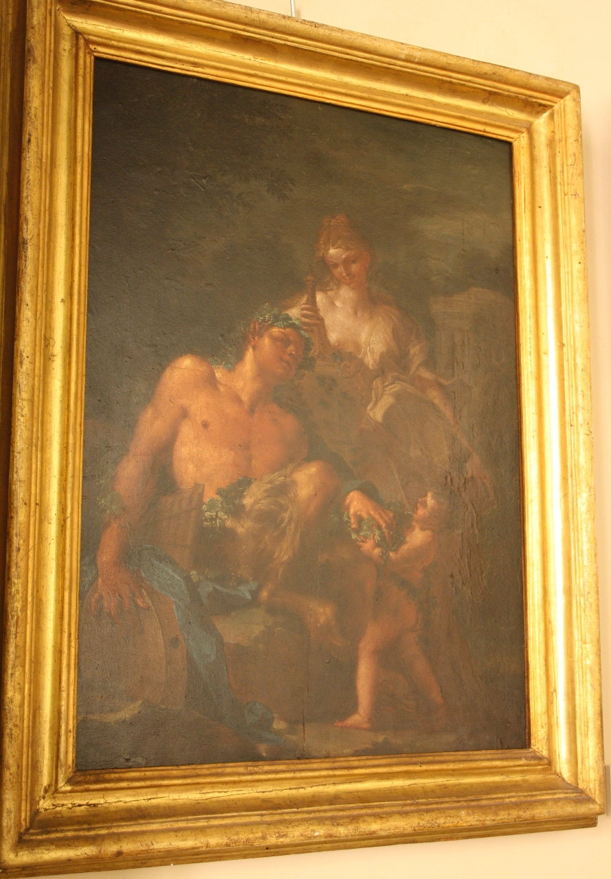 Soggetto bacchico, baccanale (dipinto) di Galeotti Sebastiano (sec. XVIII)
