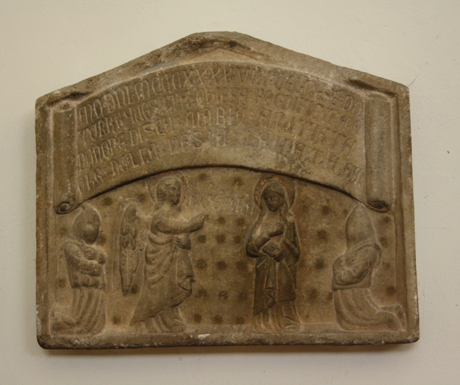 Annunciazione, Annunciazione (rilievo) - bottega aretina (sec. XIV)